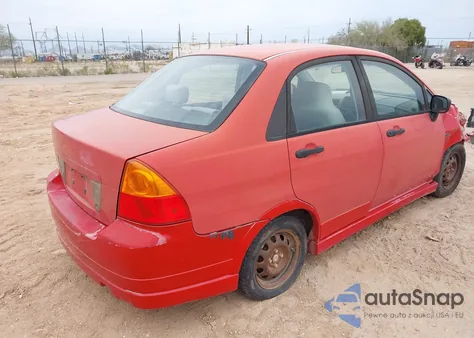 2002 Suzuki Aerio Gs/S from USA, damaged, VIN JS2RA41S525102160
